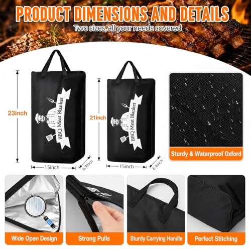 Bolsa aislante para reposar carnes BBQ 21in miniatura 2