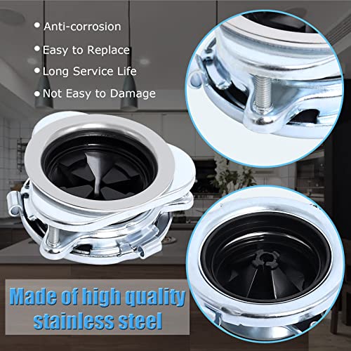 Garbage Disposal Flange Kit Stainless Steel, Disposal 3 Bolts Mounting Kitchen