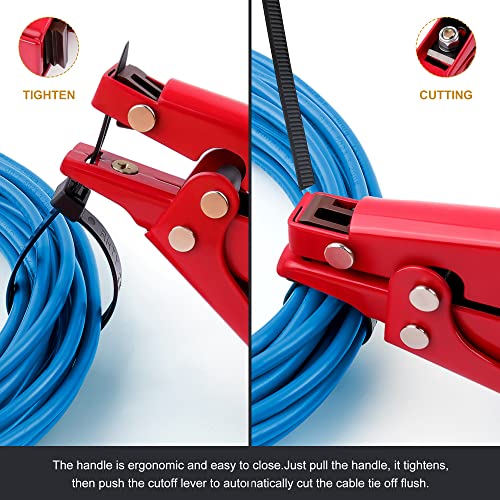 Knoweasy Cable Tie Tool - Zip Tie Tool And Tensioning And Cutting Tool For Plastic Nylon Cable Tie Or Fasteners Up To 0.37 Inches #TOP4