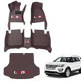 Custom Pocket Car Floor Mat&Cargo Mat Fit for Ford F-150 F-250 F-350 Edge Expedition Explorer Focus