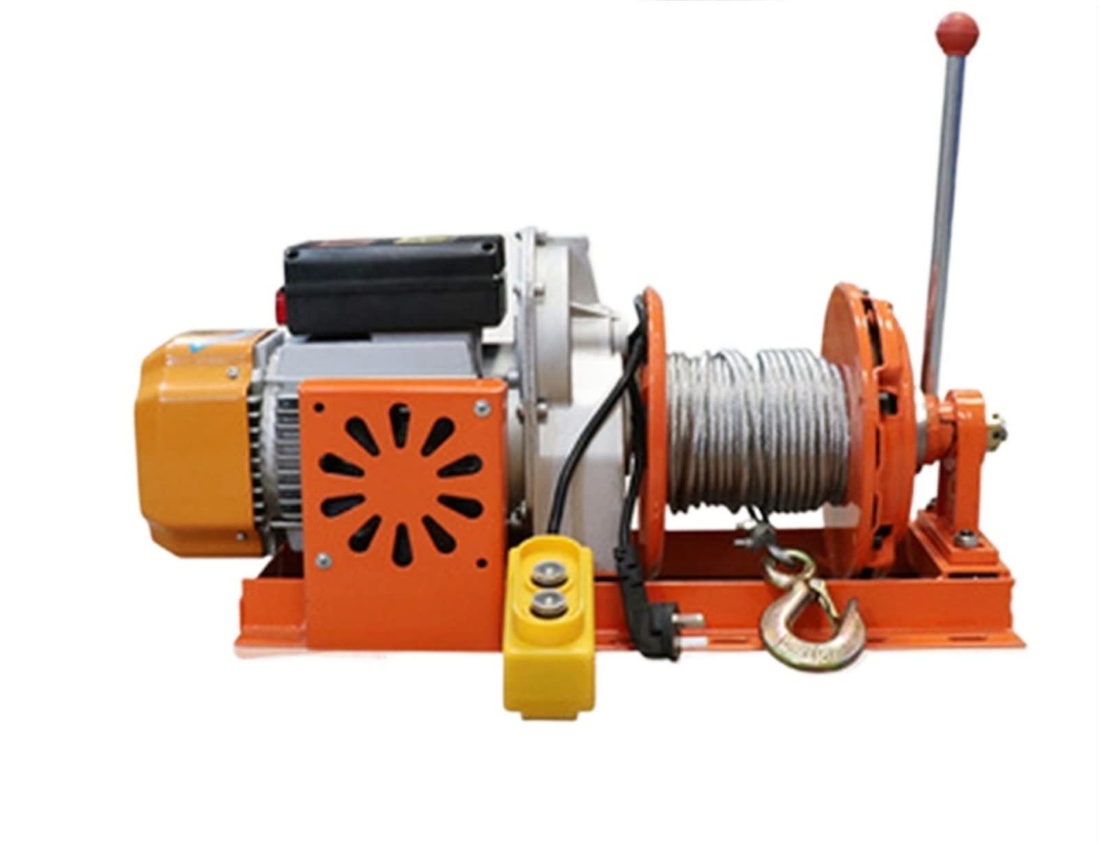 OTQEFTN 500kg 30m Electric Cable Hoist Lifting Wire Hanging Crane 220V Tool Electric Workshop Power Gantry Hoist Winch Lifting (Color : 500kg 30m) (500kg 30m)