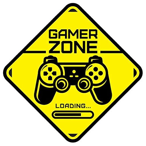 wall4stickers Gamer Zone Loading Etiqueta de la Puerta Habitación de los niños Etiqueta de la Pared Mural Calcomanía de Vinilo | Ya disponible en tu tienda friki favorita! En mundofriki.es!