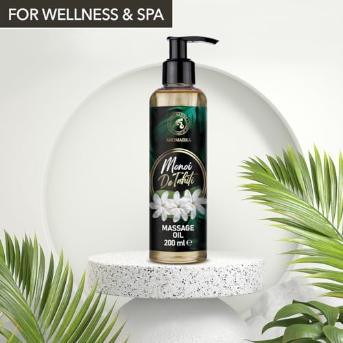 Massage Oil Monoi de Tahiti 200 ml - Body Care with Coconut Oil - Gardenia Flower Extract - Monoi de Tahiti Oil - Beauty - Skin Moisturising - Exotic Scent - Aromatherapy - Image 5