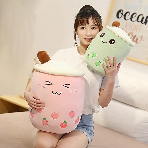 Miniatura 4 de Lindo cojín de peluche Boba, peluche en forma de taza de té con burbujas, almohada de peluche en forma de taza de té con leche, almohada de peluche
