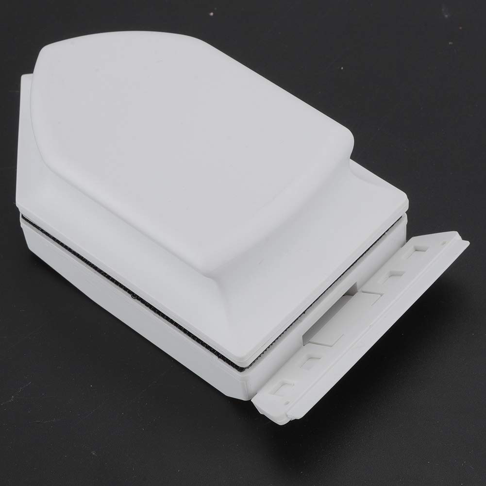 Qini Aquarium Magnetic Brush, Fish Brush, Polymer Alga for Fish Stubborn Stains Algae Clean(Pet Sound-Magnetic Brush-Medium)