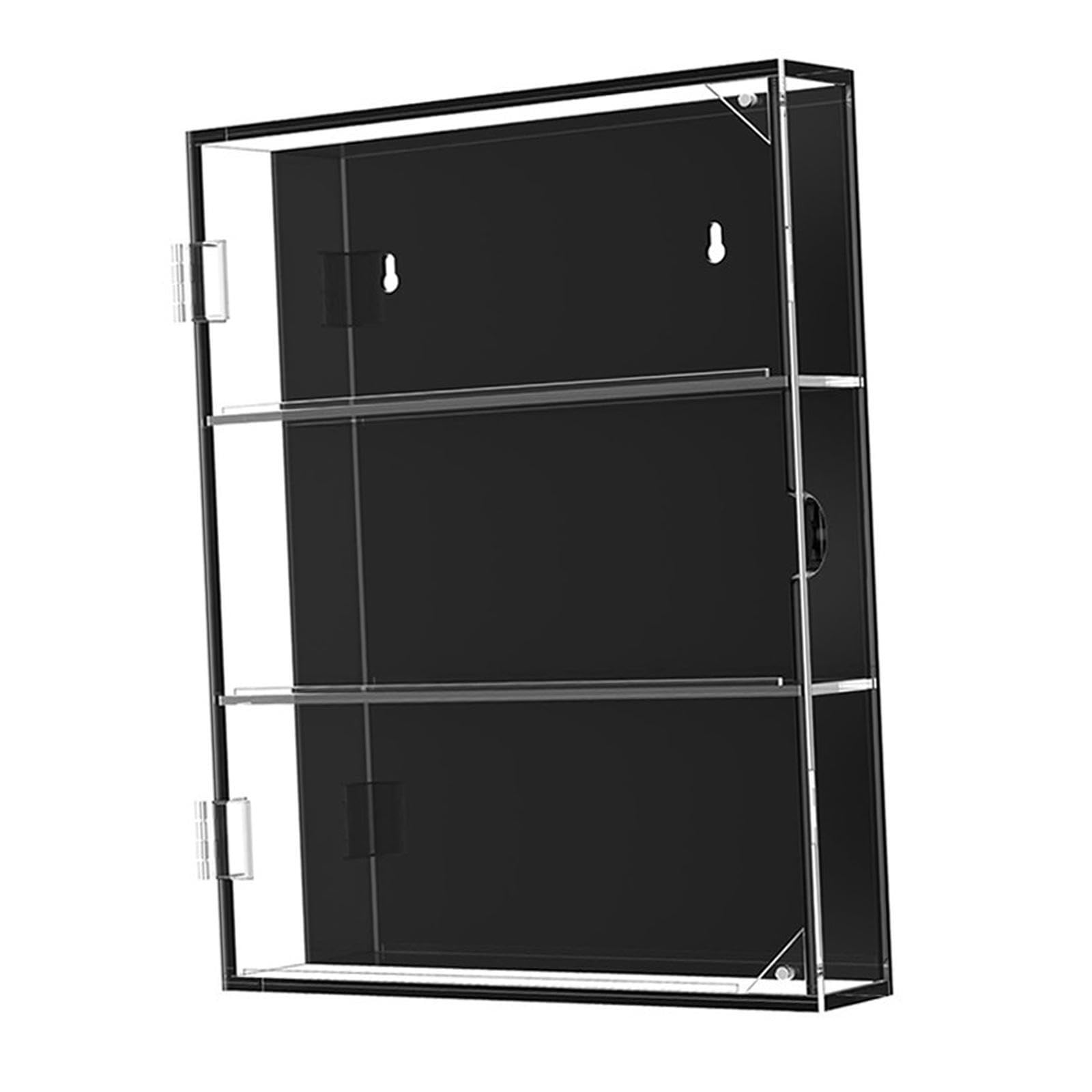 ALCXAZS Compact Sports Card Display Case Featuring Clear Acrylic View Allows Easy Access To Valuable Trading Cards In Style Trading Cards Storage Collectible , 3 tier