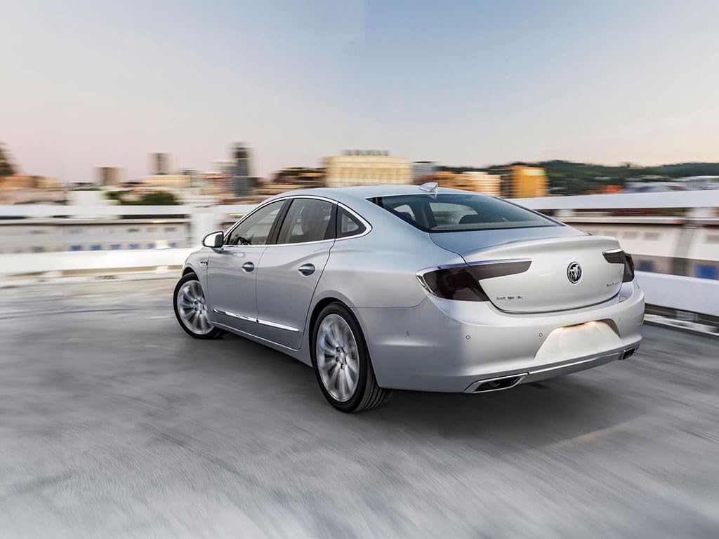 Rvinyl Tail Light Tint Covers Compatible with Buick Lacrosse 2017-2019 - Blackout Smoke