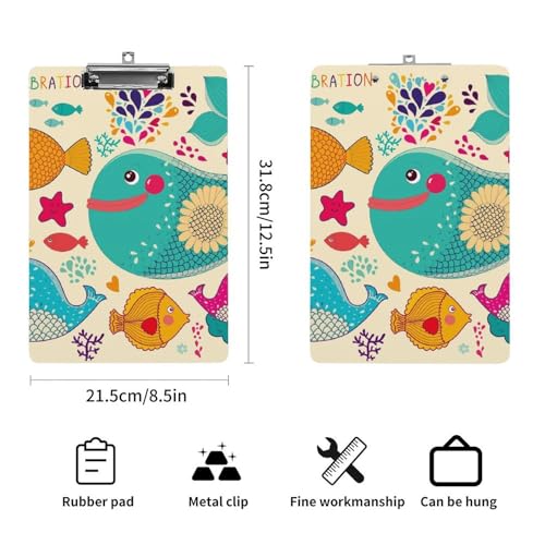 Porte-documents A4 rigide couleur baleine pour sécuriser vos écrits