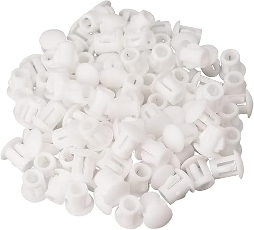 Vista 29 de Tapones de agujero de 1/2 pulgada de plástico tipo empotrado, tapones de orificio a presión para tubo de bloqueo a presión, tapas de rosca, tapas