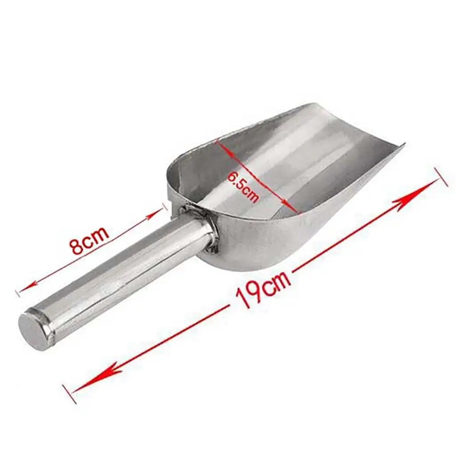 Stainless Steel Scoop Shovel Spoon - 1 PCS Kitchen Candy Flour Shovel For Bar, Party, Baking -Easy Clean Kitchen Accessories