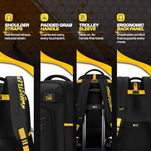 Image of Skybags Namma 16.5 inch Compatible Laptop Backpack 40L | 2 Compartments with Quick-Access Front Pocket & Rain Cover | Tablet Sleeve & Side Bottle Pocket | CSK Travel Backpack for Men & Women