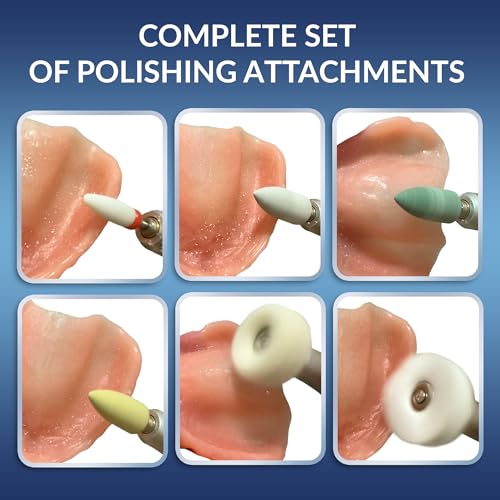 Image of USB Polishing Machine, Portable Electric Mini Polisher 35000 RPM for Edge Correction Smoothing After Repair Cleaning Creating a Shiny Surface, Polishing Head Set with Step-by-Step Instructions