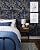 Froluya Dark Blue and Gold Vintage Floral Peel and Stick Wallpaper 17.7"x118.1" Dark Blue Floral Wallpaper Peel and Stick Removable Self Adhesive Wall Paper for Bathroom Bedroom Decorative Vinyl