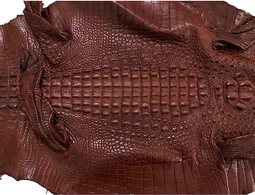 ハンドメイド ワニ型レザーバッグ ブラウン ハンドメイド ワニ型レザーバッグ ブラウン