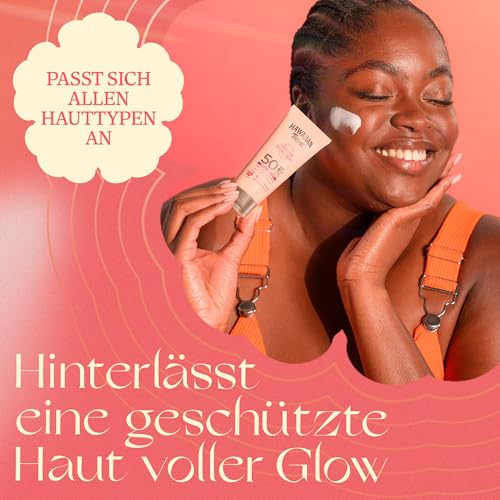 Hawaiian Tropic | Glowing Protection Gesichts-Sonnenlotion, wasserfeste Sonnencreme mit LSF 50 UVA- + UVB-Schutz, tropischer Duft, mit Sheabutter, 50ml 3