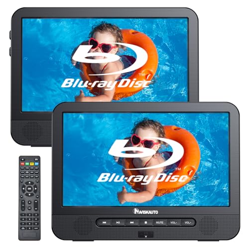 Amazon | NAVISKAUTO ヘッドレストモニター 2台 ブルーレイ