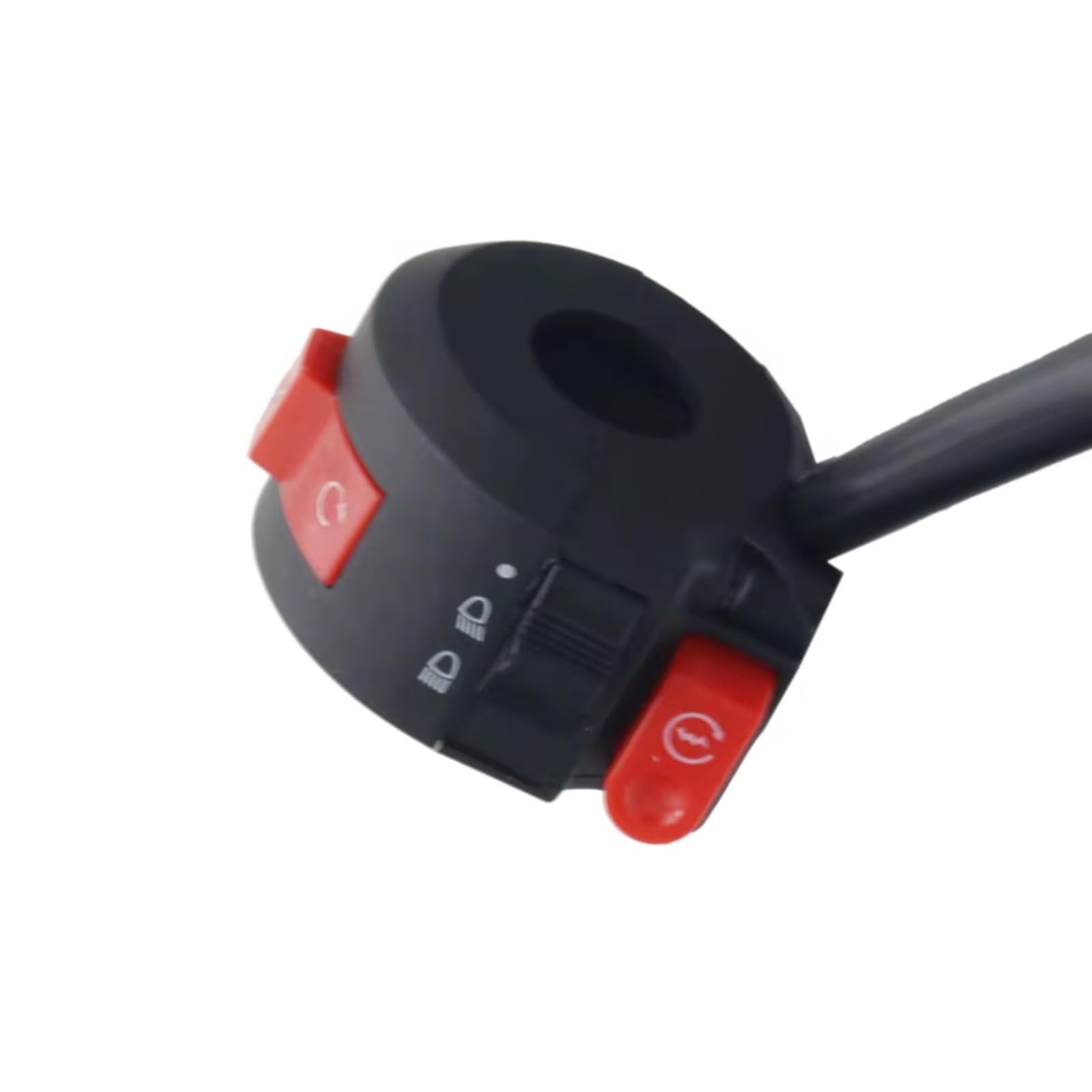 Interruptor señal moto Control De Manillar De Interruptor De Motocicleta De 22MM Para Interruptores Universales, Botones De Inicio De Faros De Luz De Giro