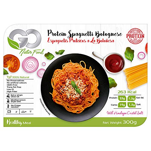Espaguetis Proteicos a la Boloñesa Go Natur Food 300 g