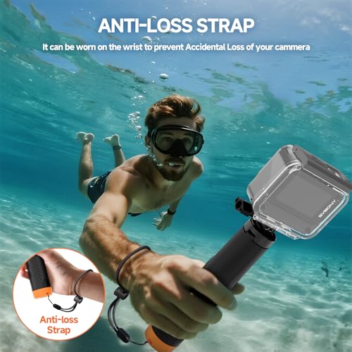 Accessoire étanche Svbony compatible GoPro 13 et DJI Osmo Action 5 Pro - 3