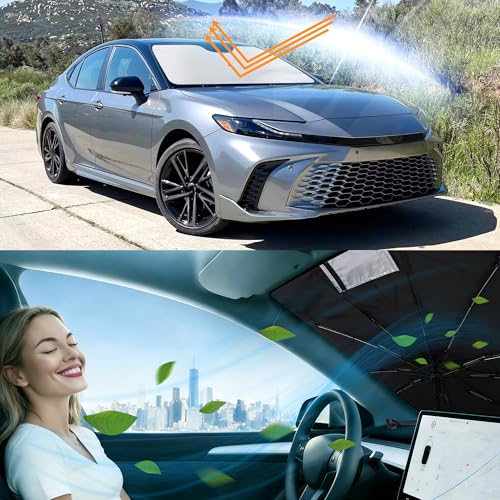 Image of Windshield Sun Shade for 2025 2026 Toyota Camry