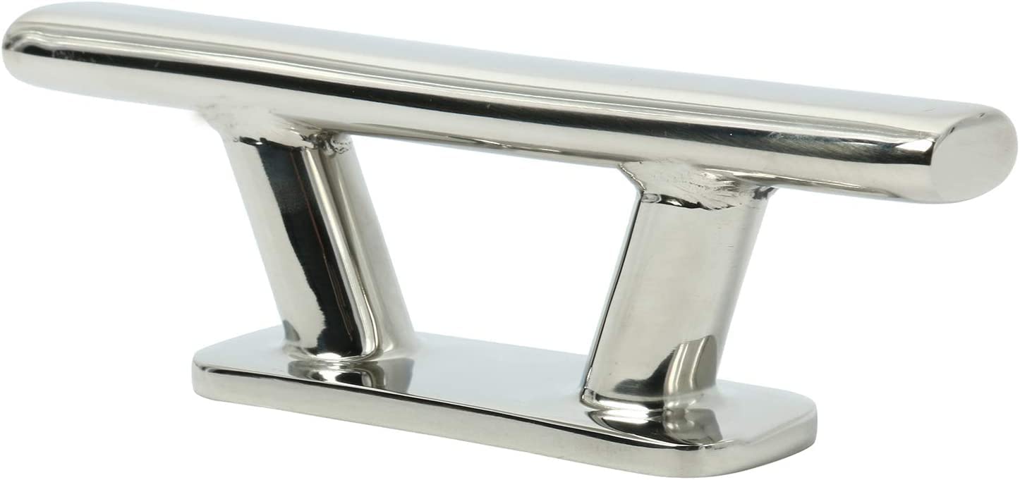 2 PZ 6 "8 '' 10 '' 12 '' In Acciaio Inox Heavy Duty Elegante Ovale Ormeggio Tacchetta Bollard per Marine Boat Trailer Corda di ormeggio Tacchetta