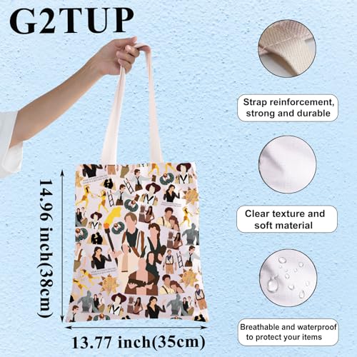 Bolso tote Evelyn Movie de G2TUP para fans de O'Connell y Evelyn, regalo con temática del Alto Sacerdote Imhotep y tours de O'Connell miniatura 4