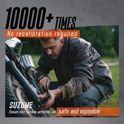 Suzume Torque Wrench 3/8 Drive (5-45 Ft. Lb/ 6.8-61 N.M) 72 Tooth Reversible Head Torque Wrench ±𝟑% High Accuracy Dual-Scales Torque Wrenches For Car Bike Moto thumb #1