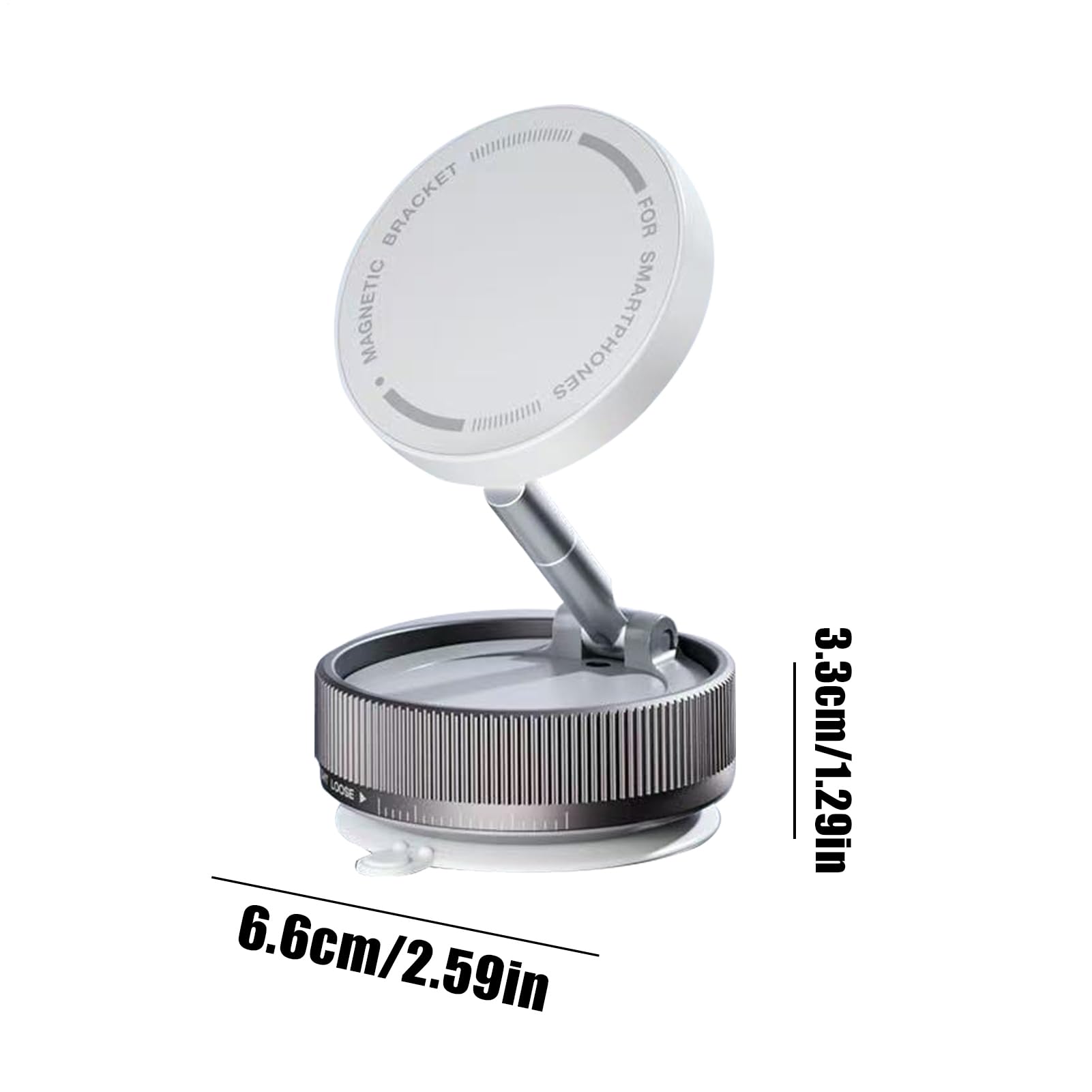 Generico Supporto Telefono Auto Magnetico Accessorio Smartphone con Magnete | Supporto Telefono per Auto Versatile per Guida Palestra Camera Ufficio Cucina Viaggio