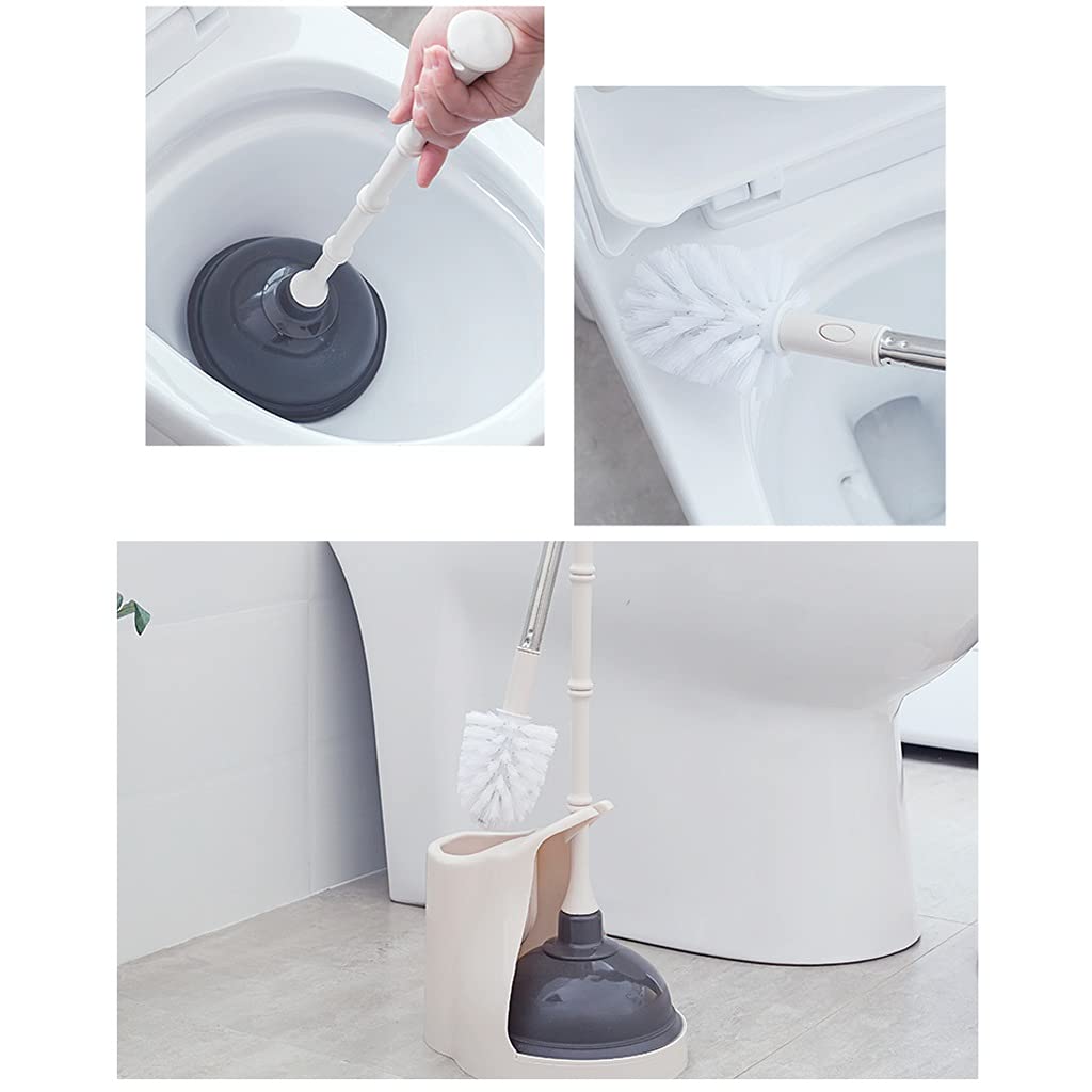 Pennello per il bagno Brush Holder Brush Brush Brush Brush Brush Brush Creativo Two-in-one Spazzole da toilette Manico lungo MANIGLIO LUNGO NESSUNA PRINCIPALE WC Titolare della spazzola per il water