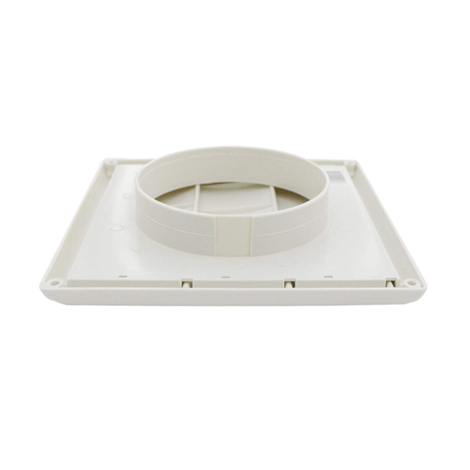 Griglia di ventilazione a parete in plastica | Bianco: scarico con feritoia in plastica for condotto a parete e ventilatore