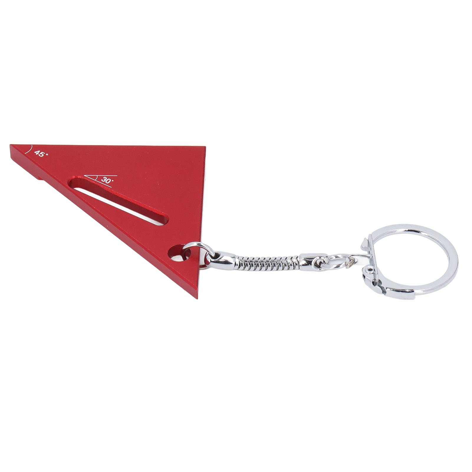 Righello Triangolare Professionale per la Lavorazione del Legno, in Lega di Alluminio, con tacche di misurazione a 90, 45 e 30 Gradi.