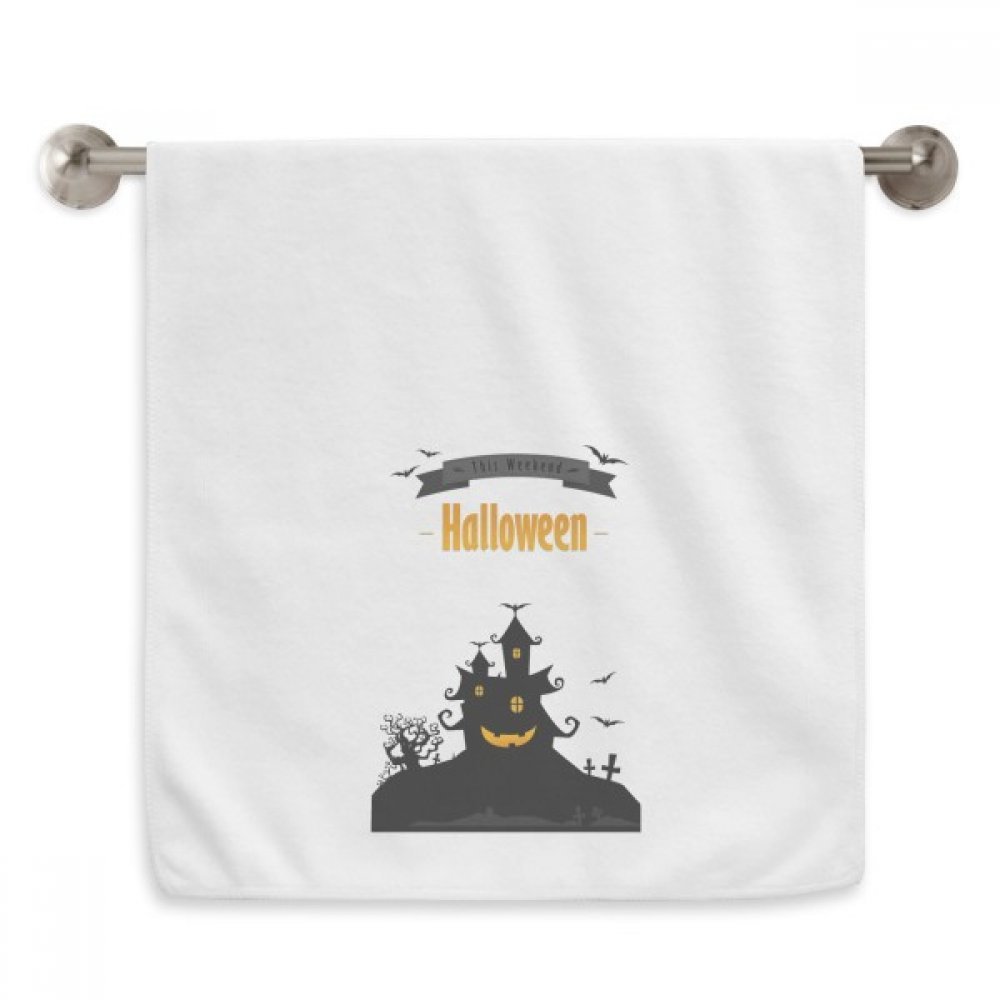 Serviette Halloween fantôme chauve-souris douce et absorbante