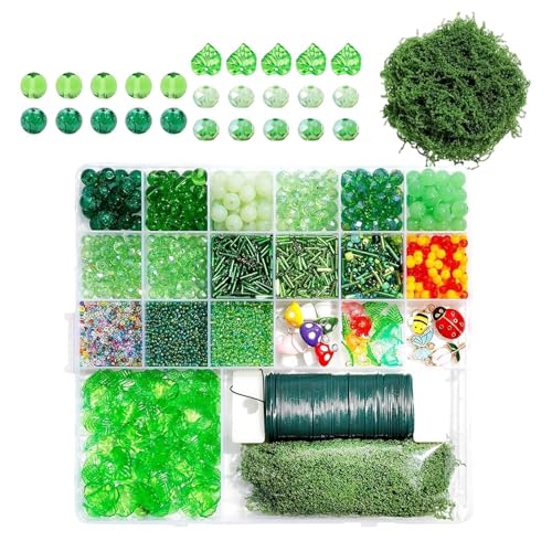 Kit de abalorios para maceta rústica DIY y set de joyería hecho a mano para adultos