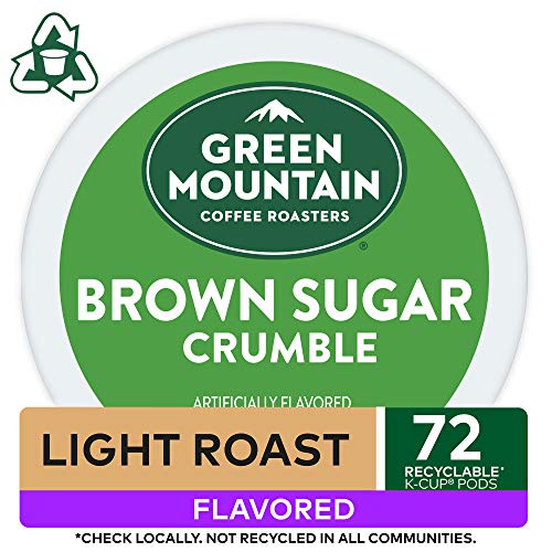 Image of Green Mountain Coffee Roasters Brown Sugar Crumble Keurig Single-Serve K-Cup pods, Medium Roast Coffee, 72 Count