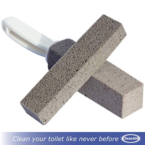 CleanAid Wonderstone - Puimstenen toiletreiniger - Schoonmaaksteen, kalksteenverwijderaar voor badkamer, toilet, douche⦠- Image 8