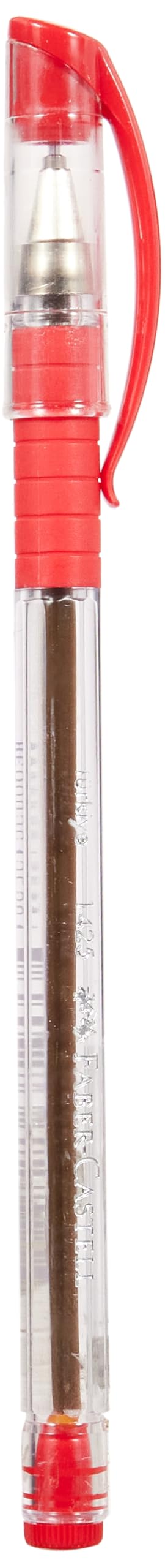Faber-Castell İğne Uç Tükenmez Kalem Seti, 10’lu, Kırmızı, 0.7 mm, Rahat Yazım, Ergonomik Tutuş
