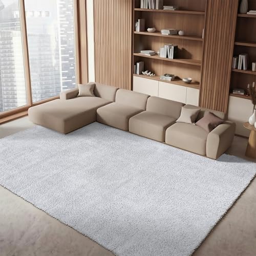 Tapete SAFAVIEH August Shag 9'x12' Gris Claro