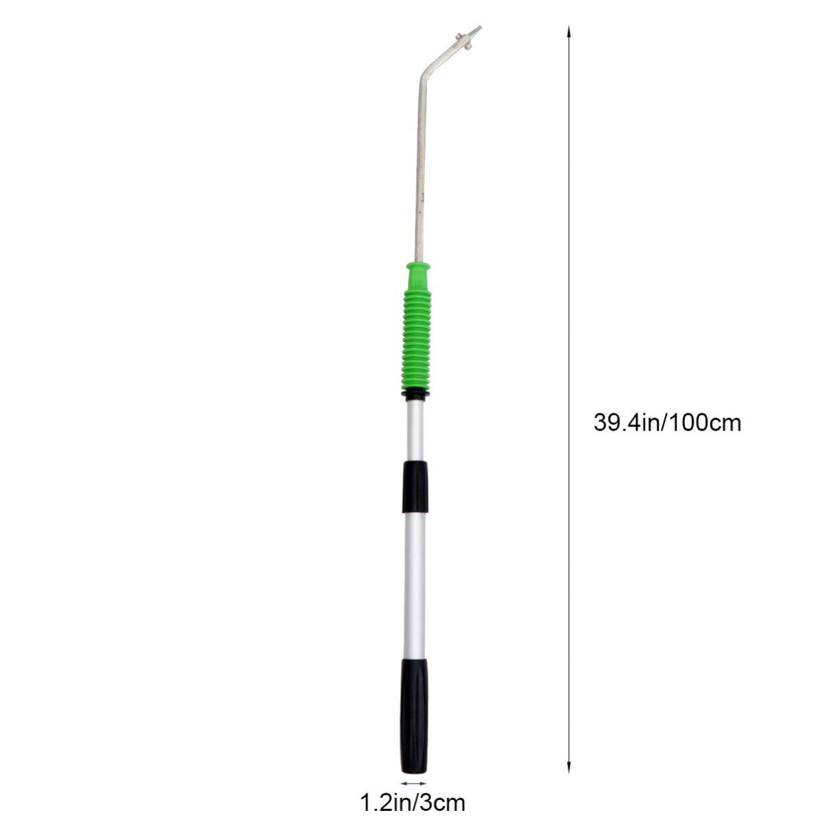 Herramienta Manual para Desherbar Jardín de Acero Extensible | Plata, para Grietas de Muro y Piedras, Uso en Jardinería, Taladro de Mango Largo