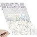 Olakin Adesivi Unghie [50 Fogli], 3D Nail Art Stickers, Decalcomanie 3D Ultraleggere Autoadesive, DIY Decorazioni Unghie Nail Art