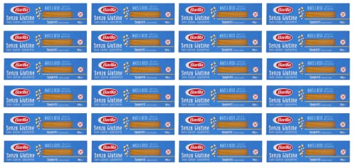 Barilla Pasta Nudeln Glutenfreie Spaghetti aus köstlichem Mais und Reis perfekt für Menschen mit Zöliakie oder Glutenunverträglichkeit 24er Pack (24x 400 g)