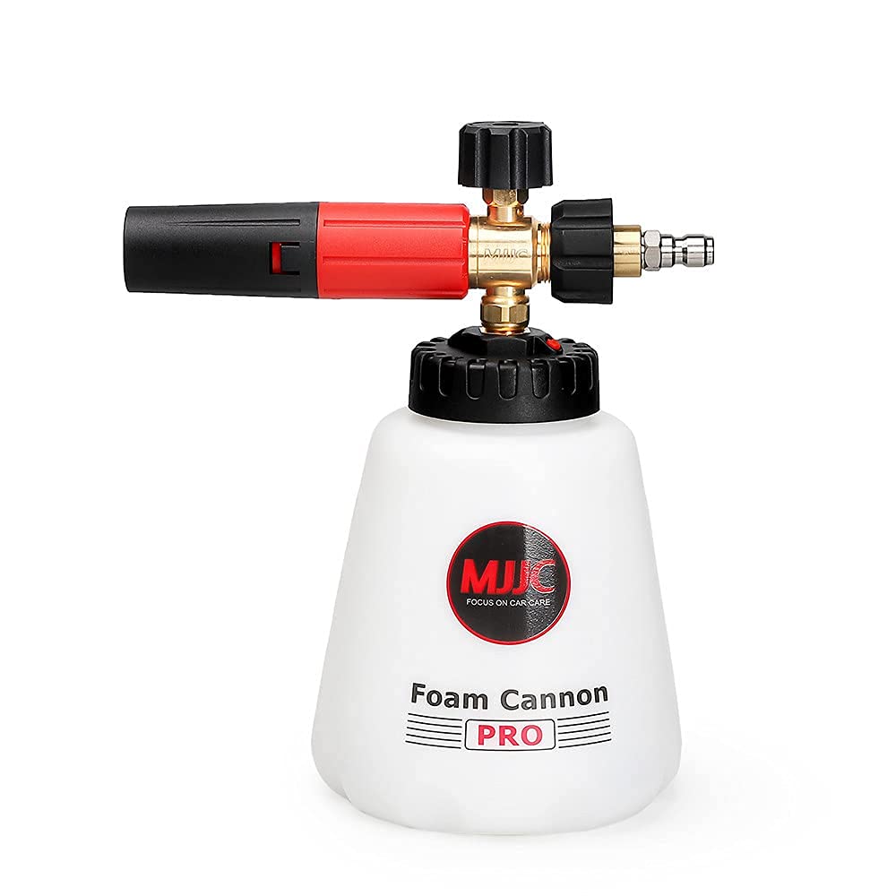 MJJC Foam Cannon 1/4 Quick Connect Foam Gun with One Quarter Quick Connection Fitting Foam Lance