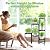 KMOTASUO 5 Tier Metal Plant Stand Indoor Outdoor, Foldable Corner Tall Plant Stands for Plants Multiple, Tiered Plant Shelf Flower Pot Holder Display Rack for Patio Garden Balcony Living Room
