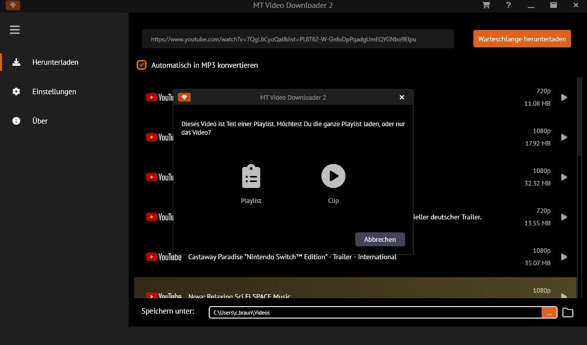 Video und Audio Downloader PRO 3 für YouTube, ARD, ZDF Mediatheken Filme und Musik direkt als MP3 oder MP4 speichern - Lebenslange Laufzeit für Windows 11, 10