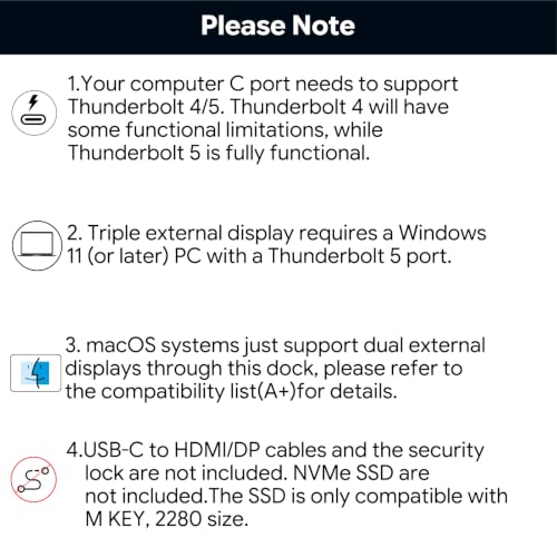 Large Capacity Thunderbolt workstation dock