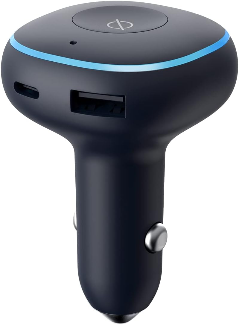iOttie Aivo Boost Alexa-Built In Car Charger, USB-C PD / USB-A QC, Fits Apple, Android, Google Devices