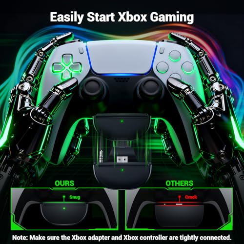 Image of Wireless Gaming Headset for Xbox Series X|S, Xbox One, PC, PS5, PS4, Mac, Switch, 2.4 GHz Wireless & Bluetooth 5.4 Gaming Headphones with Noise Canceling Microphone, 50Hr Battery, 50mm Drivers-Black