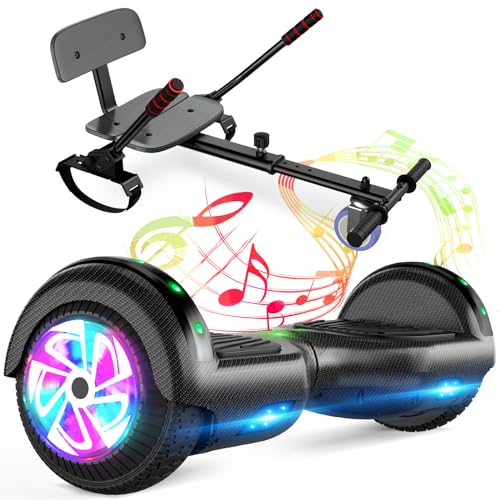 SISIGAD Hoverboard 6,5 Pouces avec Hoverkart