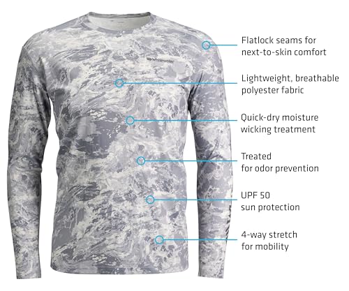 Whitewater Fishing Lightweight Long Sleeve Tech Shirt with UPF Protection3