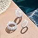 Kucheed 3 Stück Strass Stretchring, Modisches Set mit Stapelbaren Fingerringen aus Kristall, Niedlicher Zehenring Körperschmuck, Diamant Gummiband Ring, Funkelnder Daumen Finger Ring (Silber)
