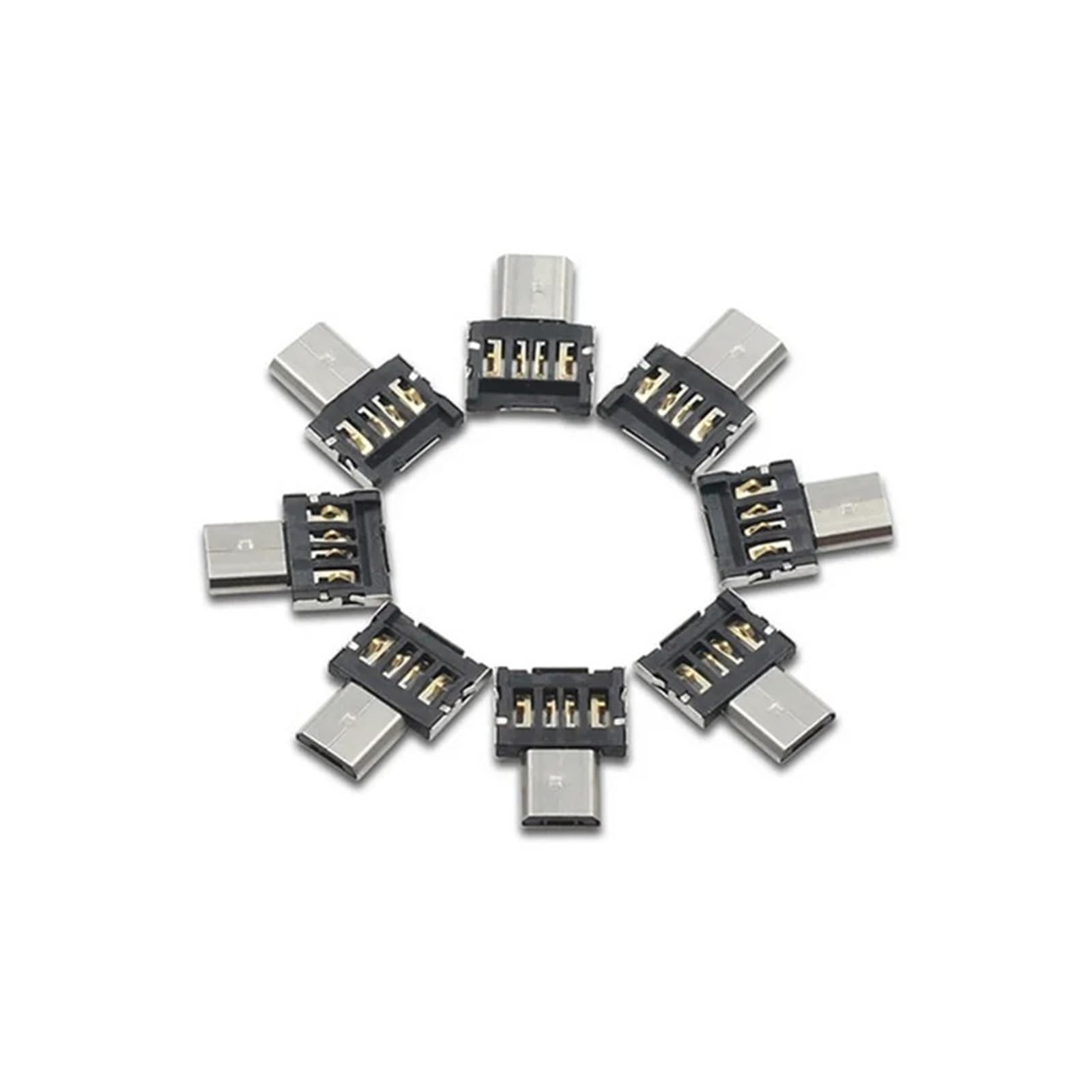 Adaptador USB C OTG tipo C a USB 2.0 hembra conector de datos para teléfono (1 micro USB)
